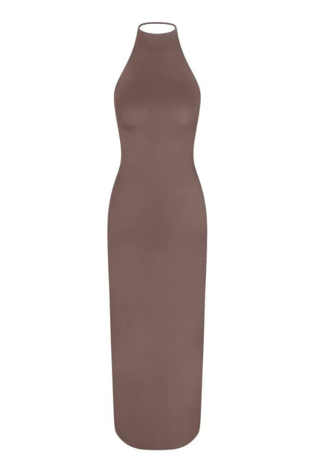 SKIMS Halter Long Dress | Dress In Beauty