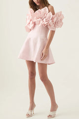 Chabela Flower Off-Shoulder Mini Dress | Dress In Beauty