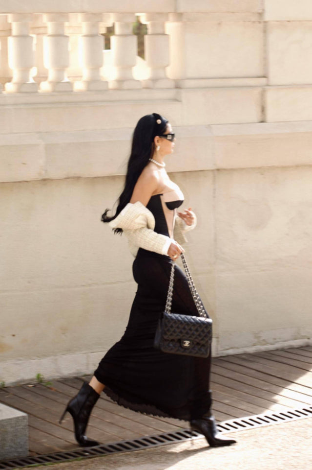 Paityn Black Bandage Bustier Set | Dress In Beauty