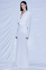 Draped Cowl Neck Maxi Dress | Dress In Beauty