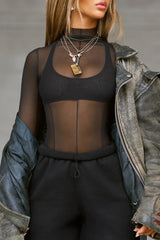 Exposed Seams Long Sleeve Top | Dress In Beauty