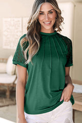 Lace Raglan Sleeve Tee | Dress In Beauty