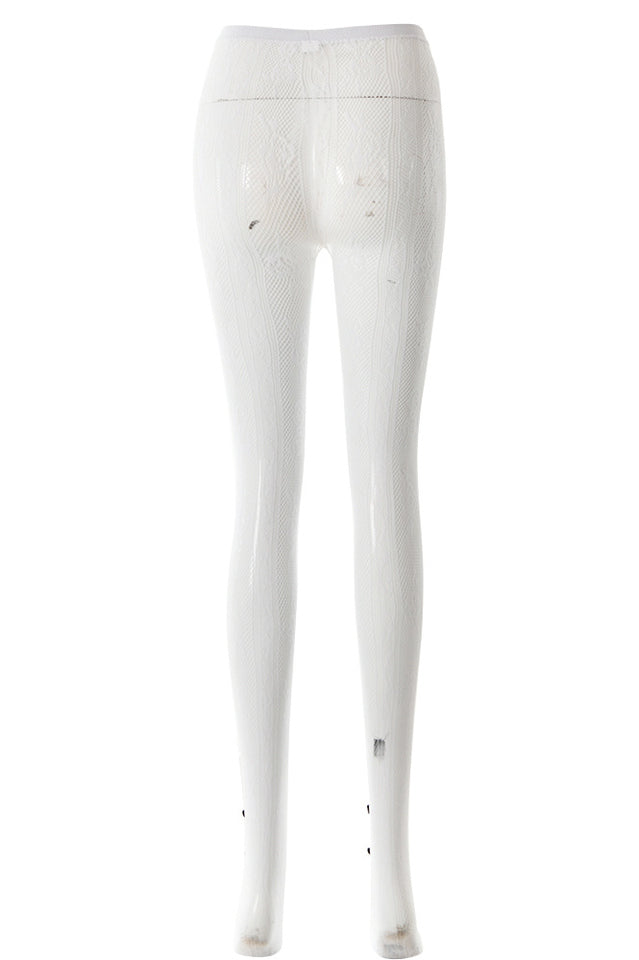 Next Level Sweetheart Lace Tights | Dress In Beauty