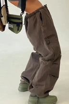 Vintage Parachute Cargo Pants - TEVQA