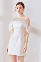 Tori Off Shoulder Mini Dress - TEVQA