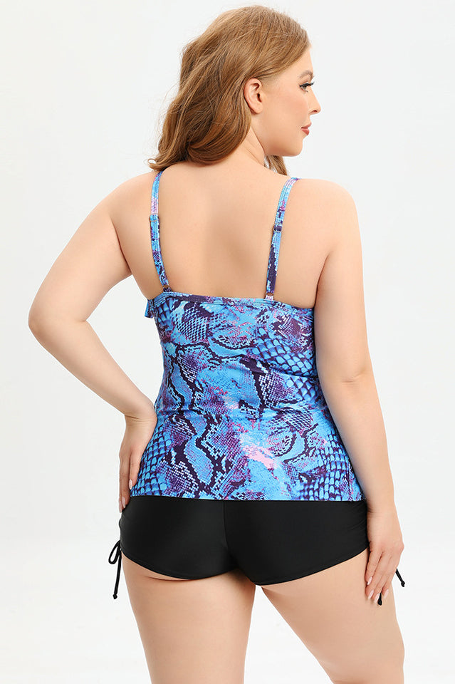 (L-5XL) Plus Size Tankini Swimsuit | Dress In Beauty