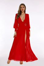 True Destiny Red Maxi Dress - TEVQA