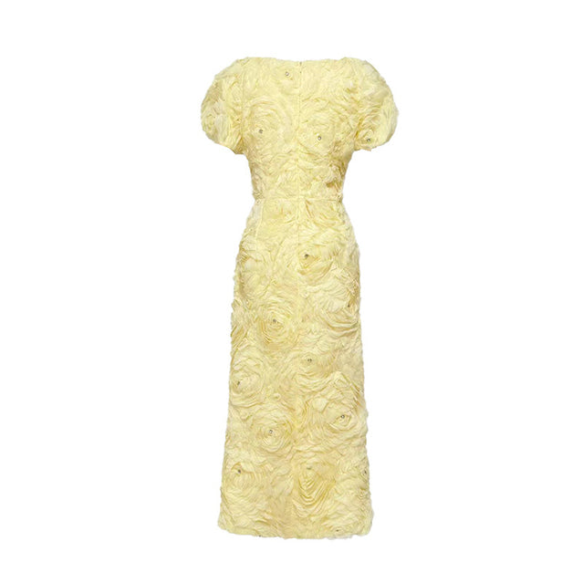 Molly Floral Applique Midi Dress | Dress In Beauty