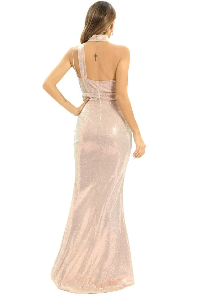 Micah Sequined Gown - TEVQA