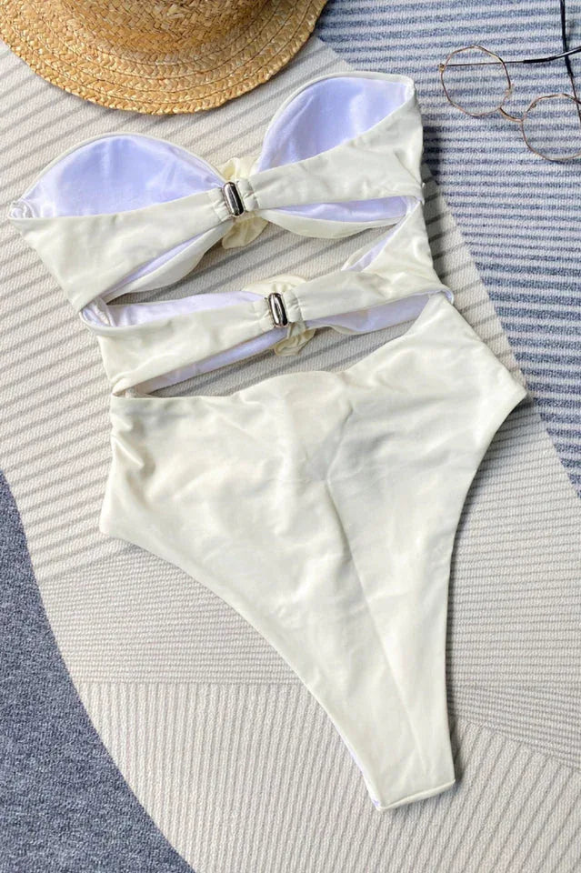 Aerie Ribbed Triple Knot One Piece Swimsuit - TEVQA