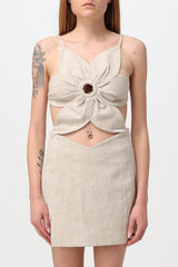 Alma Flower Detail Cut Out Midi Dress | Dress In Beauty