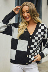 Drop Shoulder V-Neck Cardigan | Dress In Beauty