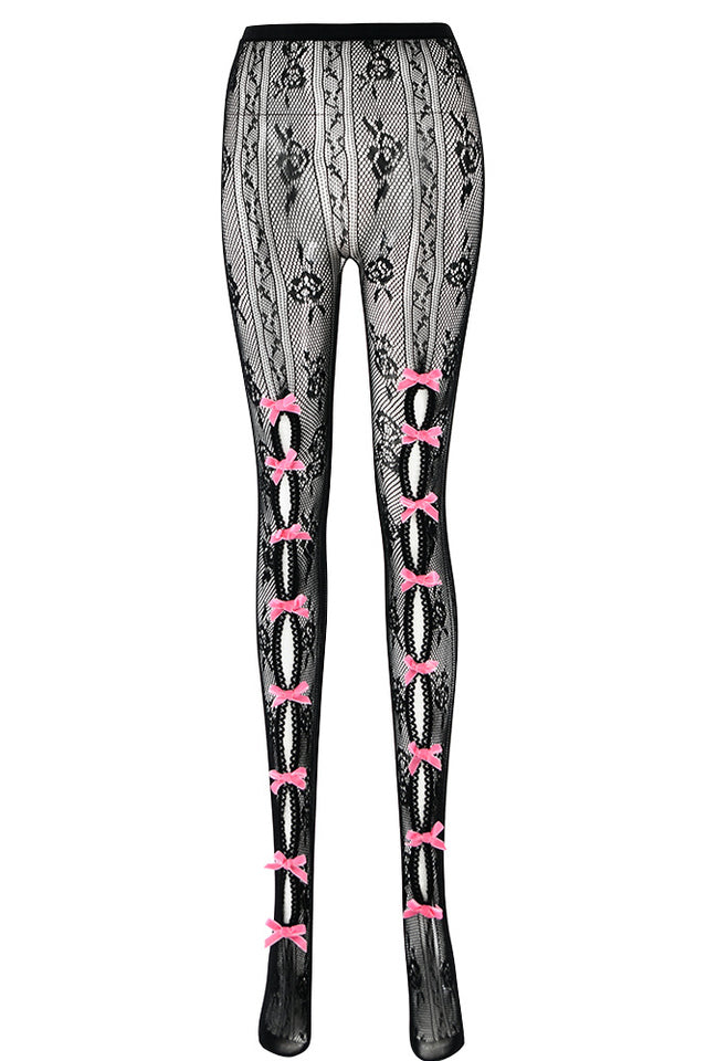 Next Level Sweetheart Lace Tights | Dress In Beauty