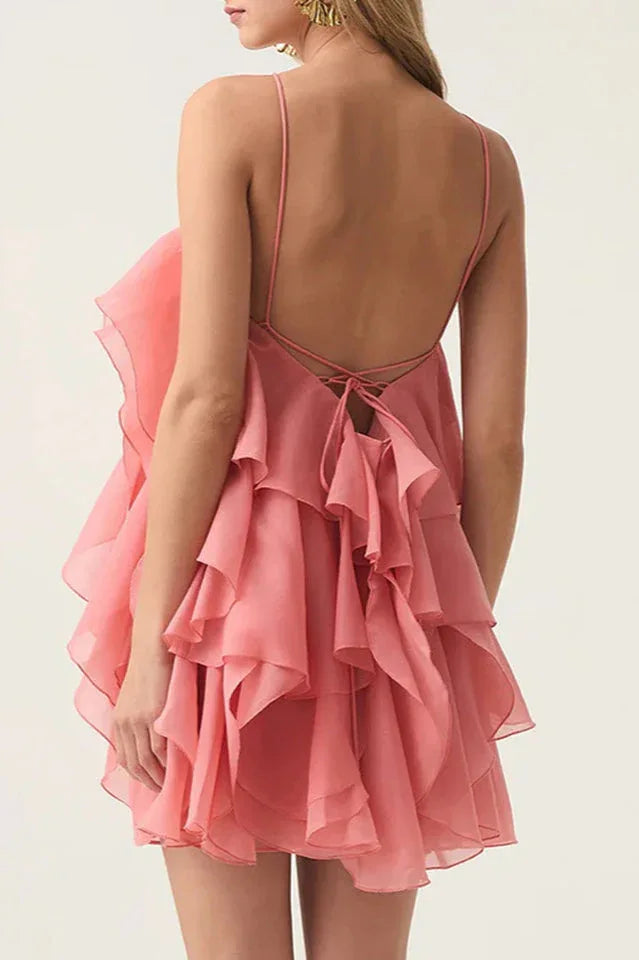 Pandorea Layered Mini Dress - TEVQA