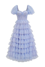 Lisette Ruffle Off Shoulder Gown - View 9 | TEVQA