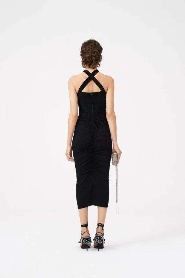 Kelly Halter Neck Maxi Dress - View 14 | TEVQA