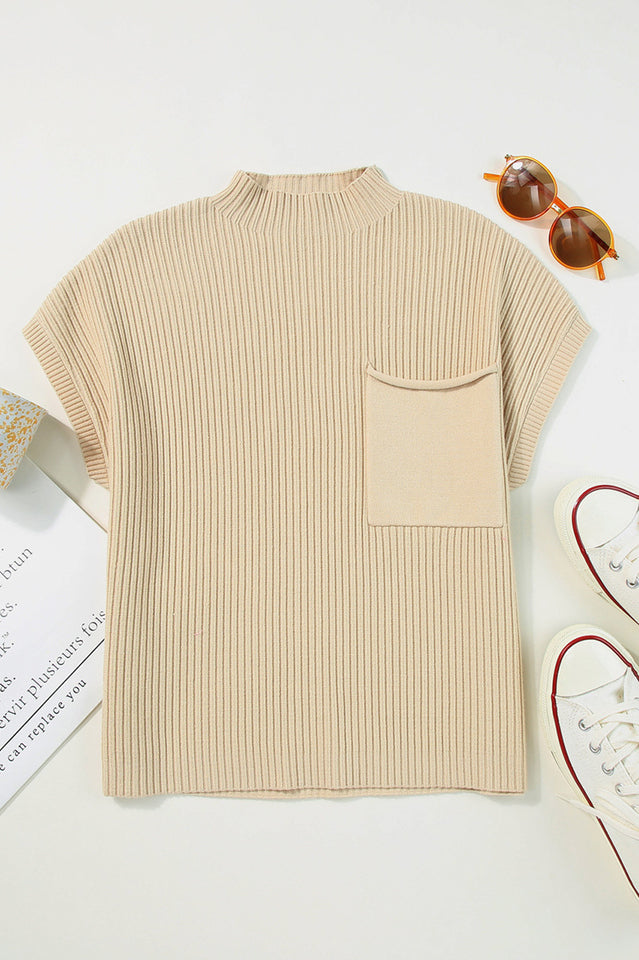 Apollo Short Sleeve Knit Sweater | Dress In Beauty
