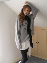 Y2K Vintage Style Ruffled Skinny Scarf