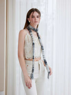 Y2K Gradient Skinny Scarf - TEVQA
