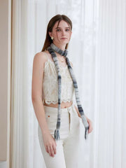 Y2K Gradient Skinny Scarf - TEVQA