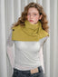 100% Wool Reversible Button Scarf - View 1 | TEVQA