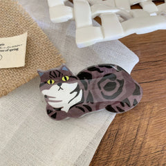 Adorable Pet Acetate Hair Clip - 2.75 Inch Mini Cat & Dog Designs