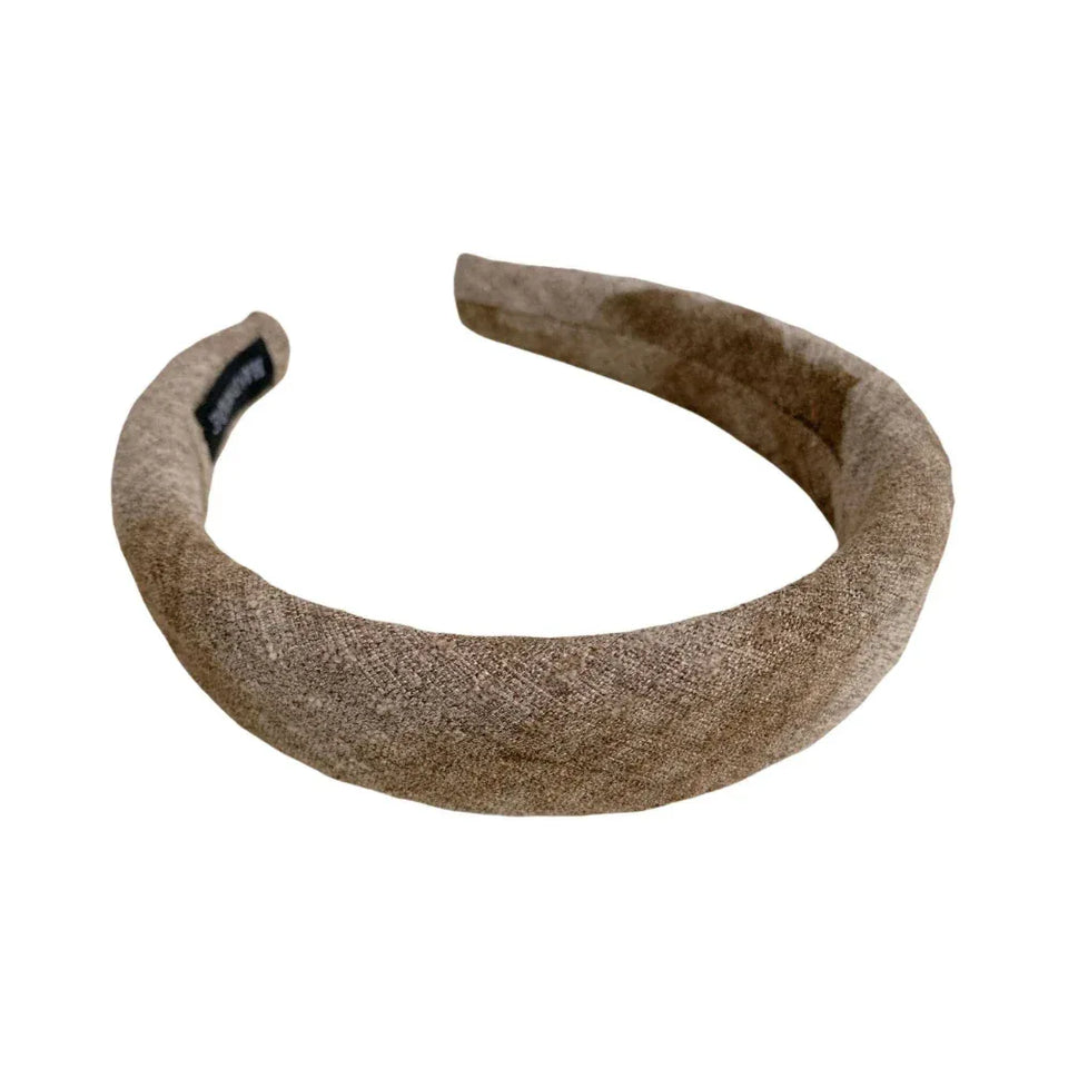 Vintage-Inspired Padded Headband Collection - 1.2 Inch Autumn Textures - TEVQA Main image