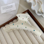 Large Rhinestone Acetate Hair Clip - View 6 | TEVQA
