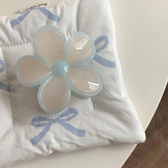 Elegant 3D Plumeria Flower Hair Claw (3.1 Inch)