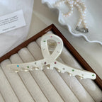 Large Rhinestone Acetate Hair Clip - View 8 | TEVQA