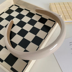 Classic Padded Faux Leather Headband - 0.8 Inch Wide