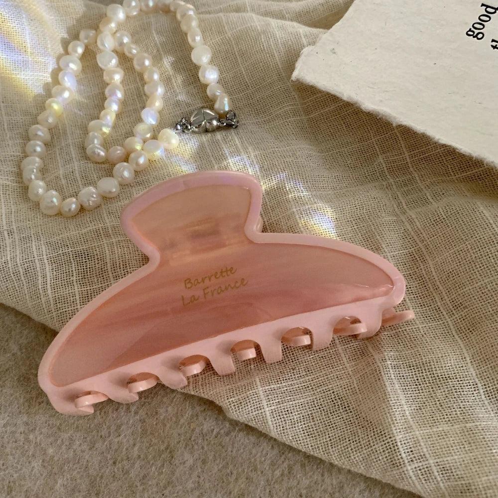 Large 4 Inch Classic Acetate Hair Claw Clip - View 7 | TEVQA