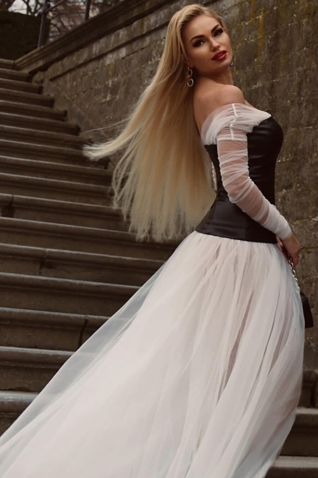 Kallatos Mesh Patchwork Dress | Dress In Beauty