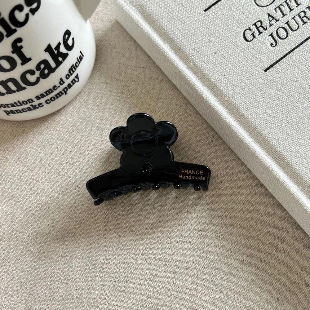 French Style Flower Acetate Hair Claw Clip - View 7 | TEVQA