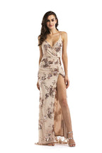 Sequin Halter Neck Cocktail Dress - View 10 | TEVQA