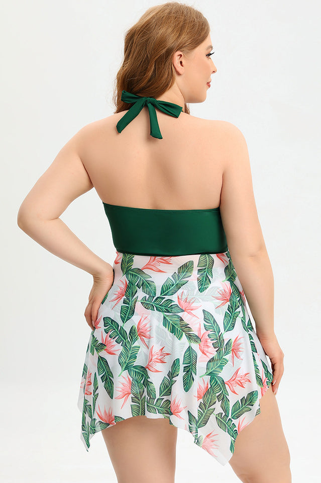 (L-5XL) Plus Size Tankini Swimsuit | Dress In Beauty