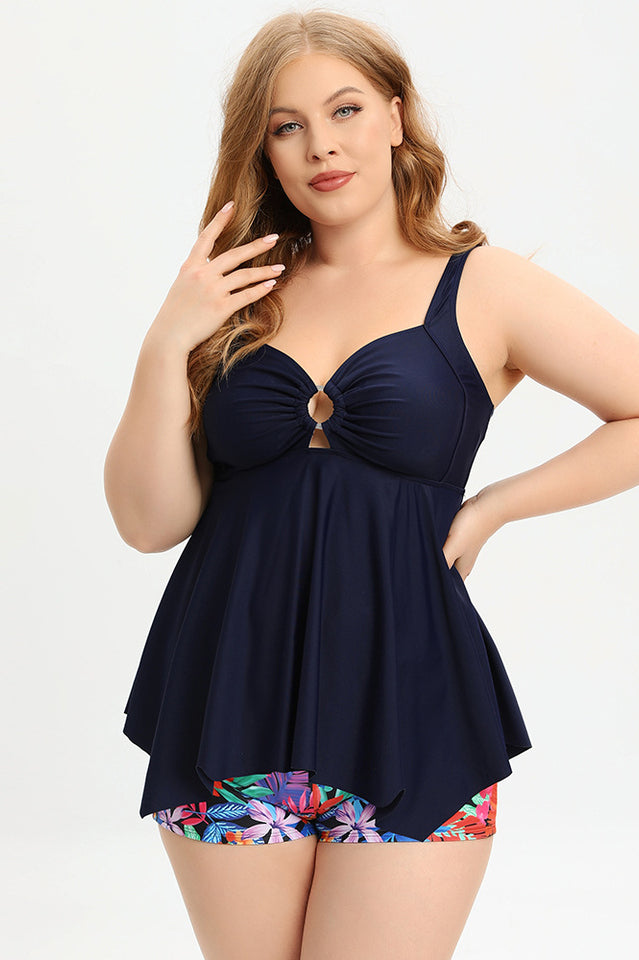 (L-5XL) Plus Size Tankini Swimsuit | Dress In Beauty