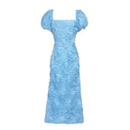 Floral Applique Midi Dress - View 11 | TEVQA