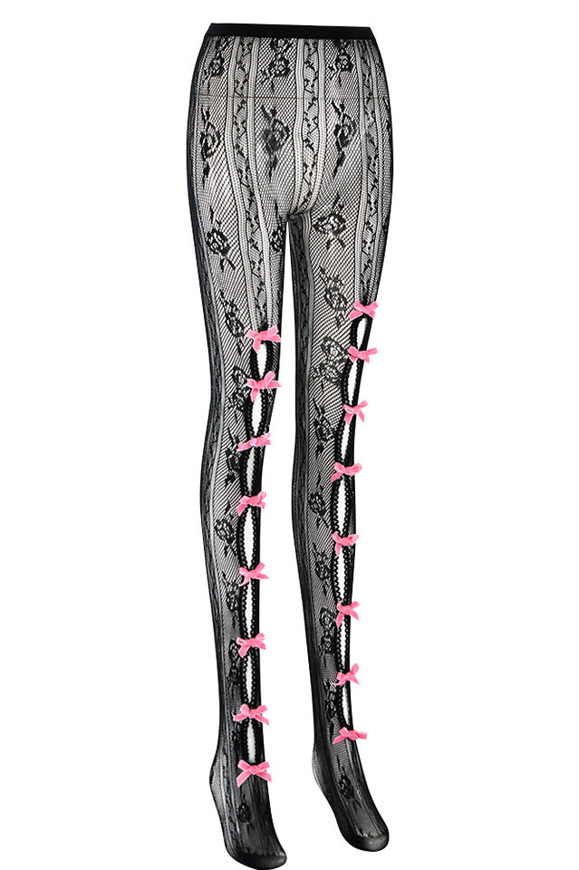 Next Level Sweetheart Lace Tights | Dress In Beauty