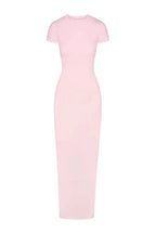 Vintage inspired crew neck maxi dress - View 8 | TEVQA