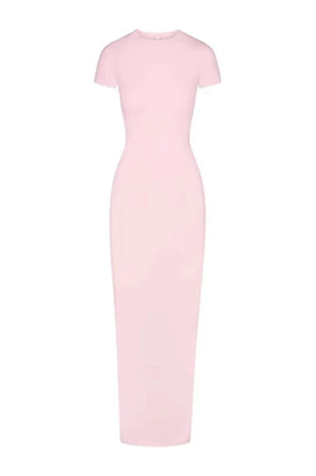 Vintage inspired crew neck maxi dress - View 8 | TEVQA