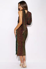 One-Shoulder Slit Bodycon Dress | Dress In Beauty