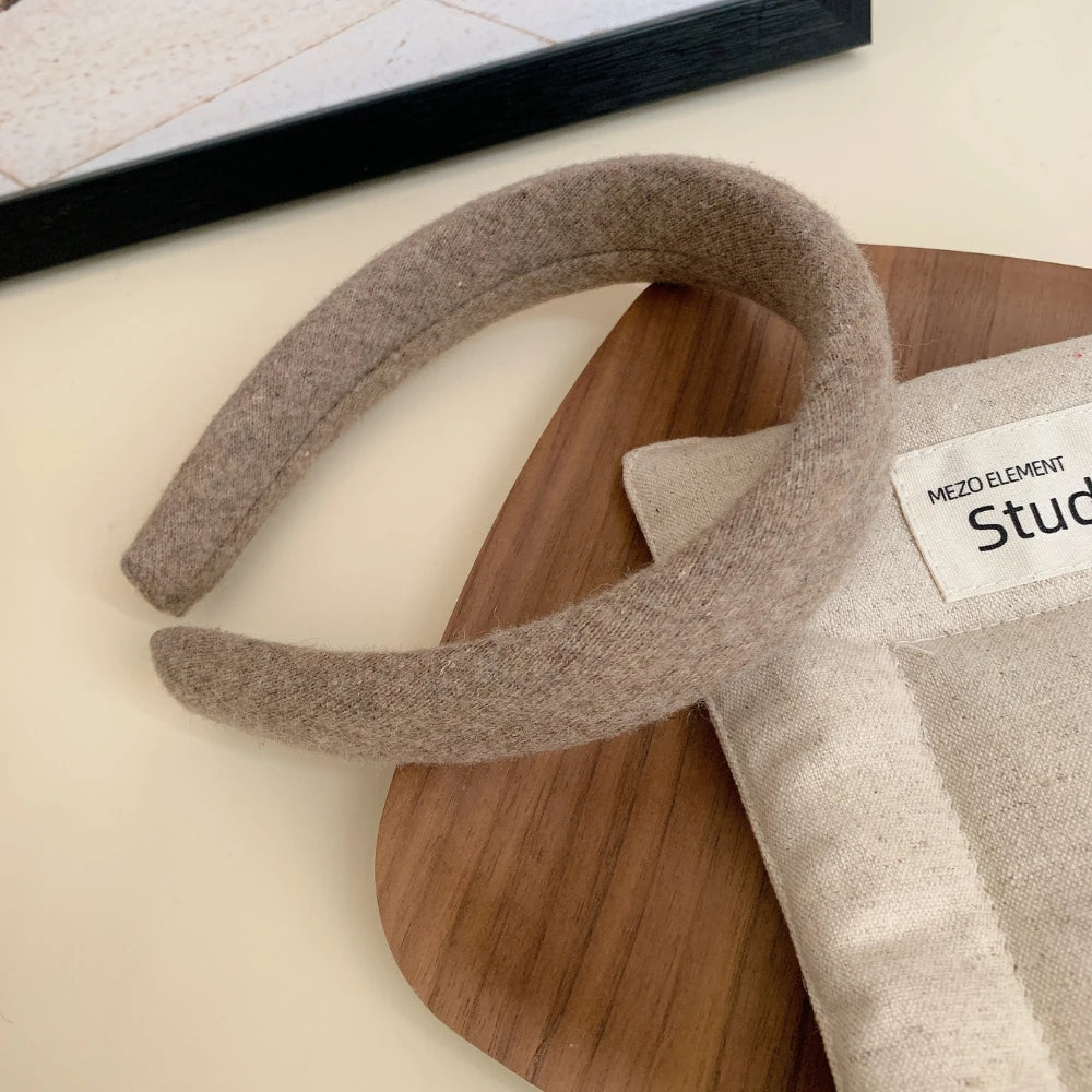 Vintage-Inspired Padded Headband Collection - 1.2 Inch Autumn Textures