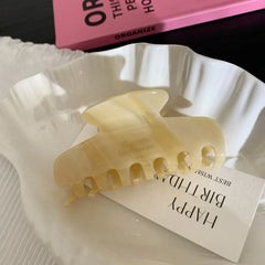 French Design Acetate Hair Claw Clip - View 10 | TEVQA