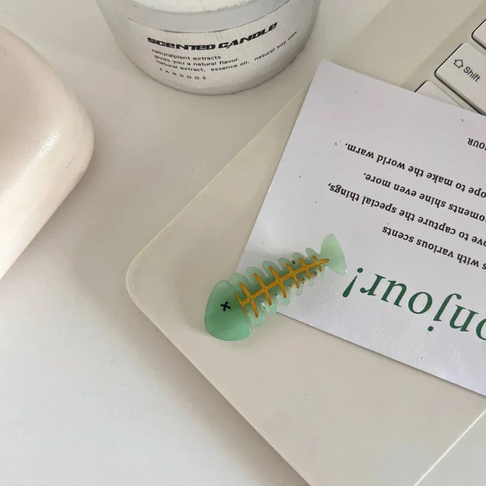 Animal Acetate Hair Clip - View 14 | TEVQA