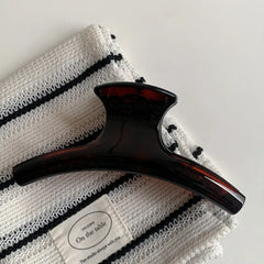 Jumbo XL Acetate Hair Claw Clip in matte finish - View 10 | TEVQA
