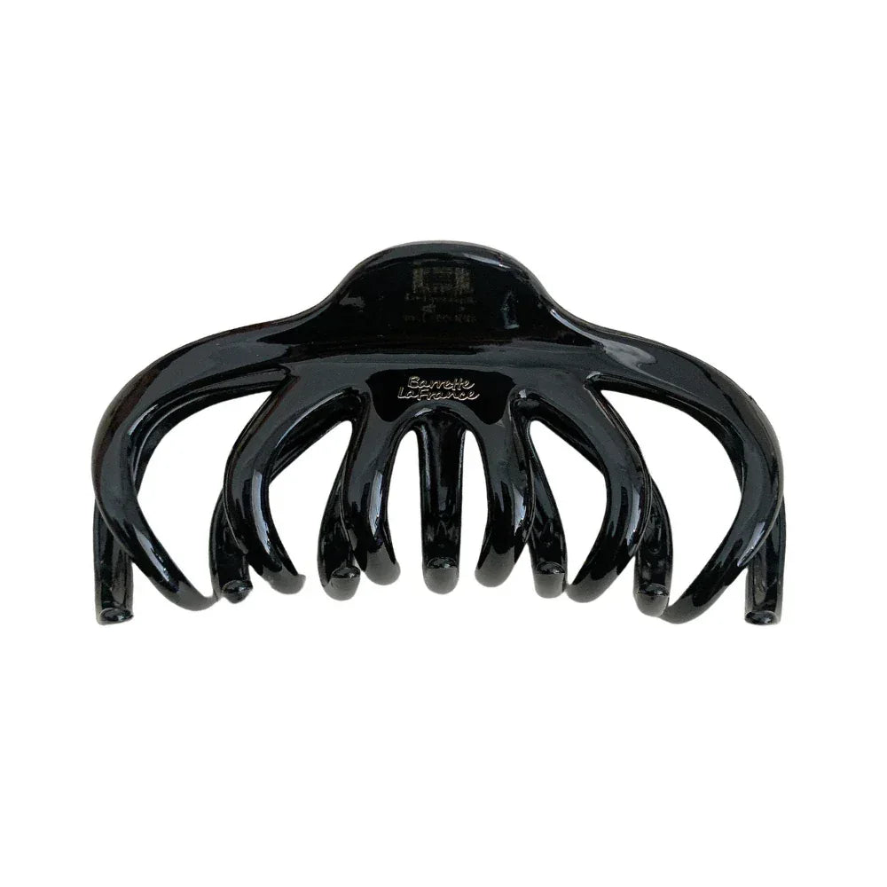 black glossy octopus claw hair clip Main image