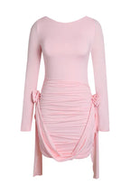Amelia Blush Mini Dress - TEVQA