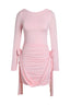 Amelia Blush Mini Dress - TEVQA