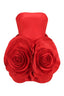 Ayat Strapless Flower Mini Dress - TEVQA